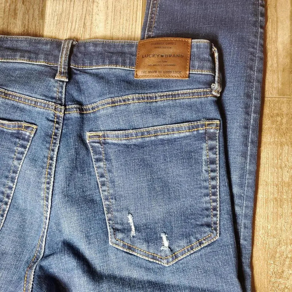 Lucky Brand Distressed 2/26 Bridgette Skinny Jean NWOT - Picture 14 of 15